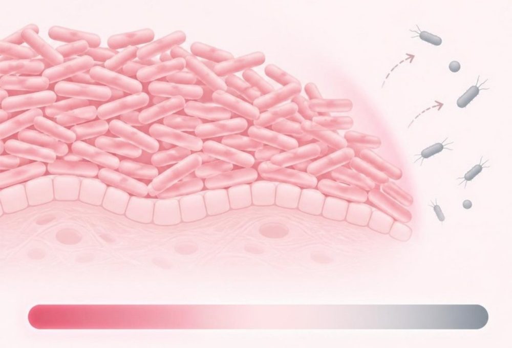 Goede bacterien groeien in de vaginale flora